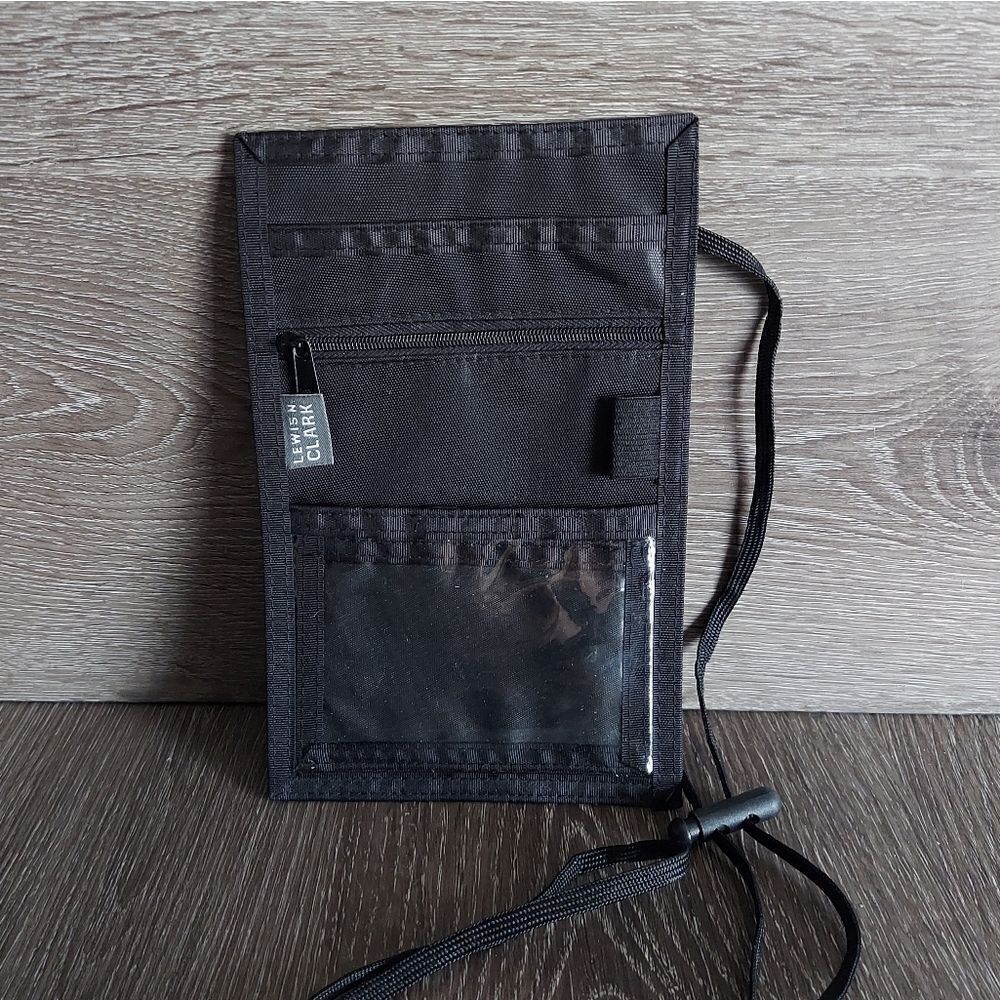 Lewis N Clark ID and Document Organizer Neck Travel Pouch